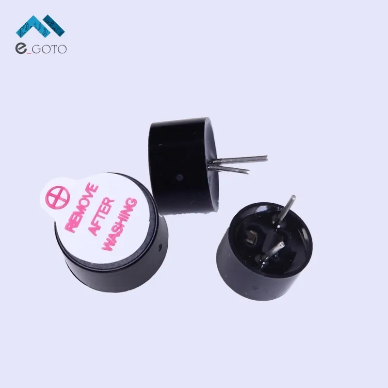 20pcs 3V Active Buzzer Alarm Speaker Electromagnetic SOT Continuous Beep Plastic Pipe Tube Long Sound Remove