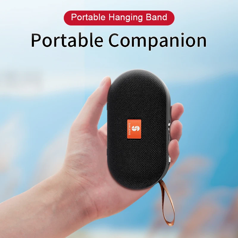 SANLEPUS Мини Bluetooth динамик портативный беспроводной звуковая система 3D стерео