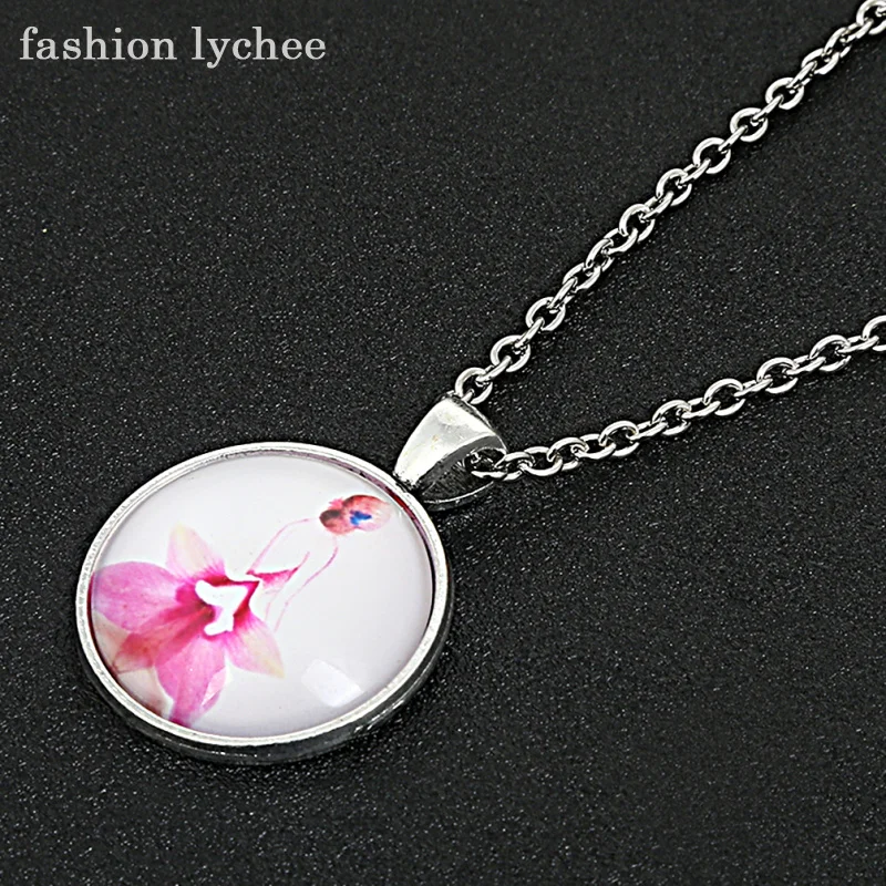 fashion lychee Flower Rose Violet Wedding Dress Cabochon
