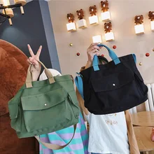 Женская Холщовая Сумка-тоут, школьная сумка для путешествий, Большая вместительная ручная сумка, Повседневная сумка для покупок, сумка