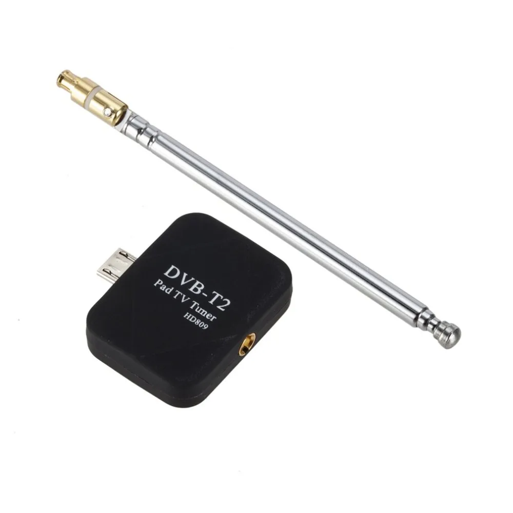 DVB-T2 Micro USB Tuner TV Receiver + Antenna For Android Smartphone Tablet