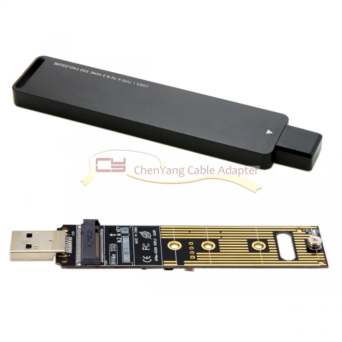 USB 3,0 для NVME M-key M.2 NGFF SSD Внешний PCBA конвейер адаптер с флэш-диск чехол