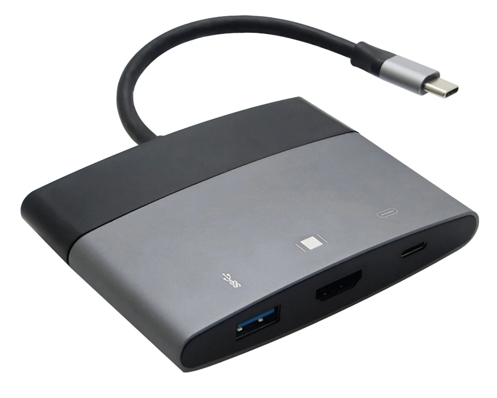 10 шт./партия 5 в 1 Combo USB 3,1 USB-C type C до 4 K HDMI type C зарядка PD адаптер 3 USB 3,0 хаб для переключателя NAND Macbook