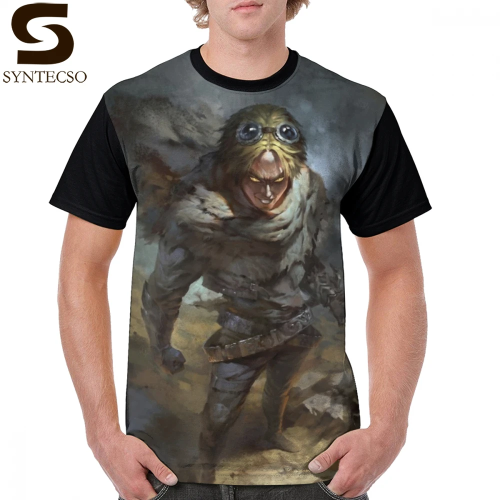 

League Of Legends T Shirt Ezreal Fan Art T-Shirt Streetwear 100 Polyester Graphic Tee Shirt Cute Men Printed Big Tshirt