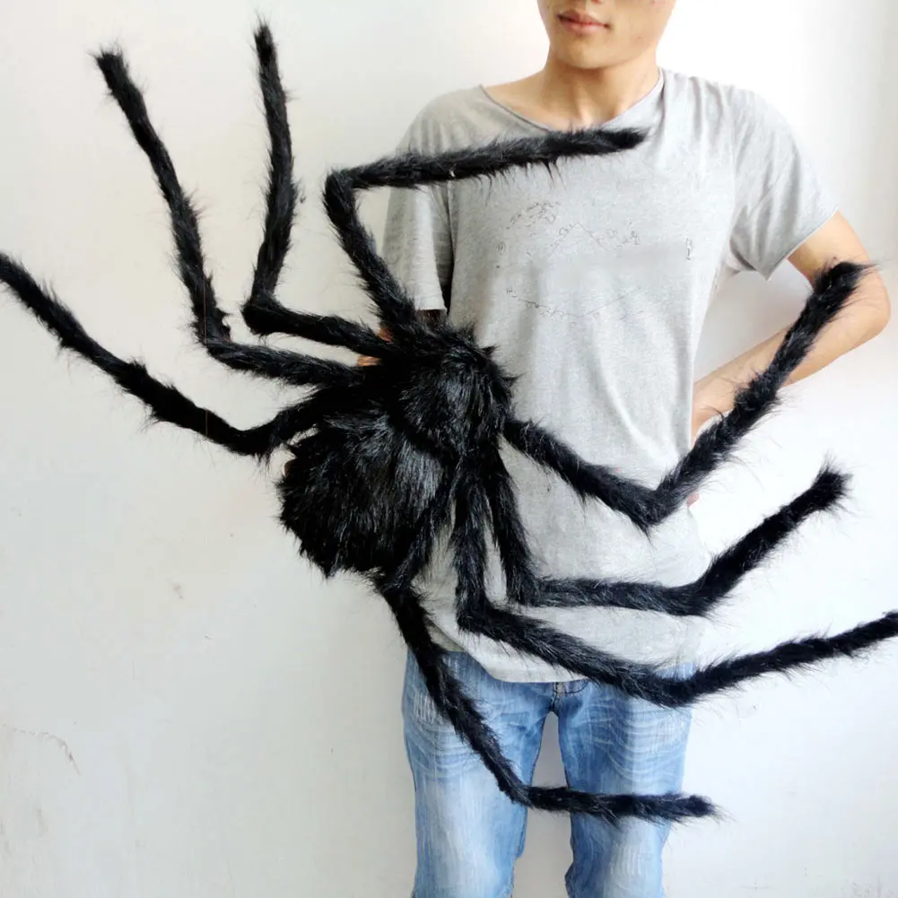 Buy 30/75cm Halloween Props Realistic Spider Toy