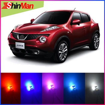 

ShinMan 4x Canbus T10 4014 LED CAR Light Car LED Interior Car lighting Trunk lights For Nissan Juke F15 2011-2015 LED Bulbs
