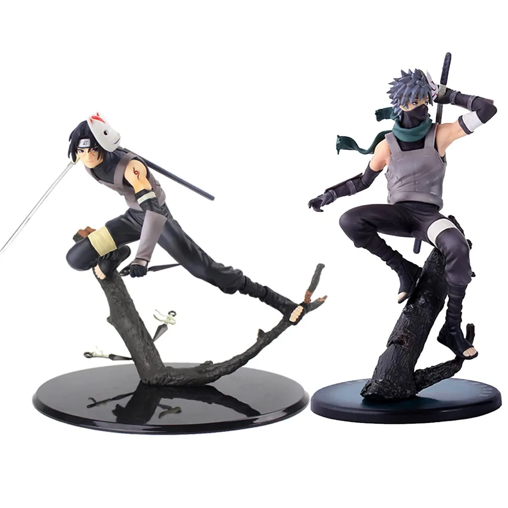 

24CM Naruto Hatake Kakashi PVC Action Figure The Dark Kakashi Itachi Toy Naruto Figure Toys