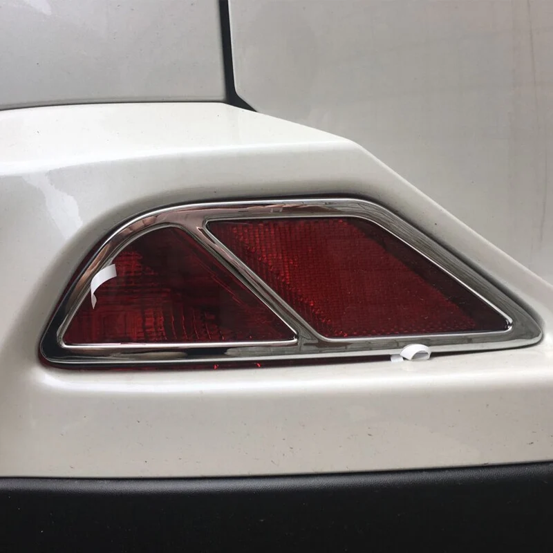 

For Toyota RAV4 2016 2017 2018 accessories car styling ABS Chrome Rear Fog Lights Protection Cover Fog Lamps Covers Sticker
