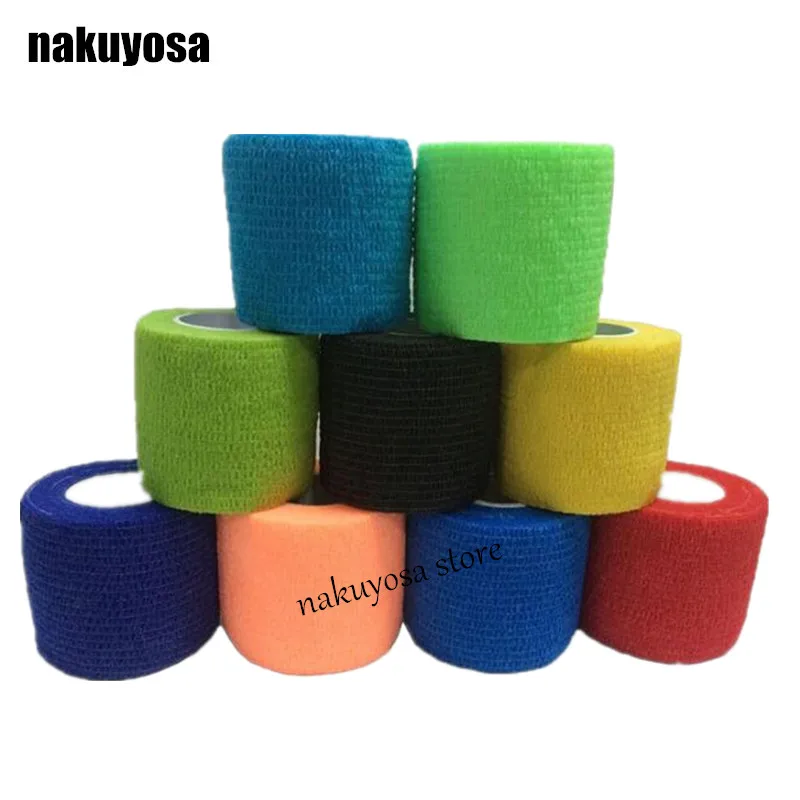 Prix pour 10 pcs/lot Auto-Adhésif Élastique 5 cm Large 4.5 m Longueur Nail Bandes Accessoire Doigt Protection Wrap Kit Sport Doigt Bandage Prix pour 10 pcs/lot Auto-Adhésif Élastique 5 cm Large 4.5 m Longueur Nail Bandes Accessoire Doigt Protection Wrap Kit Sport Doigt Bandage