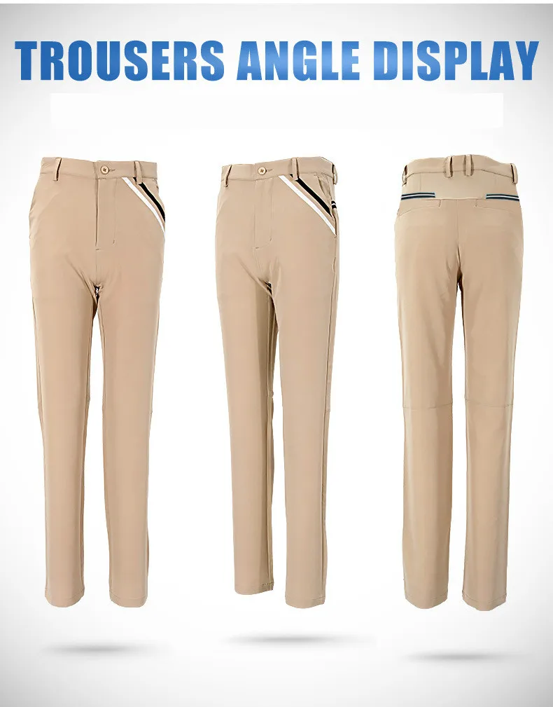 PGM осенние спортивные штаны для гольфа мужские весенние тонкие брюки для гольфа мужские яркие высокие эластичные быстросохнущие брюки для гольфа 30-38