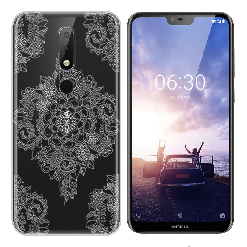 Arvin Silicone Fundas for Nokia X6 2018 Soft TPU Nokia 2 3 5 6 7 8 9 Cover Painted Phone Case for Nokia 3.1 6.1 Smart Back Cover (7)
