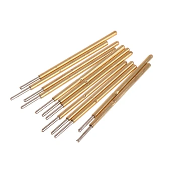 

100Pcs/Bag Spring Test Probe Pogo Pin P50-Q1 Dia 0.68mm Length 16mm Gold