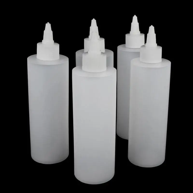 5pcs 250ml Plastic Empty Bottle for Tattoo Ink Pigment Squeeze Bottles Twist Cap Cosmetic Tool Tube Container Makeup Accessories 5pcs 250ml Plastic Empty Bottle for Tattoo Ink Pigment Squeeze Bottles Twist Cap Cosmetic Tool Tube Container Makeup Accessories