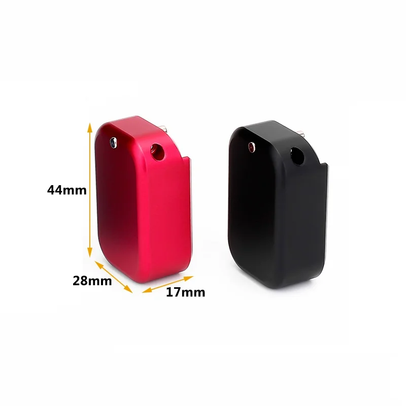 

Black Red Competition Base Pad For Glock 17 19 Tactical Glock Holster Glock Pad Adater for Standard Size Glock