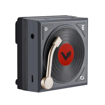 

Mini Retro Bluetooth Speaker Portable Phonograph Turntable Stereo Surround HiFi Sound