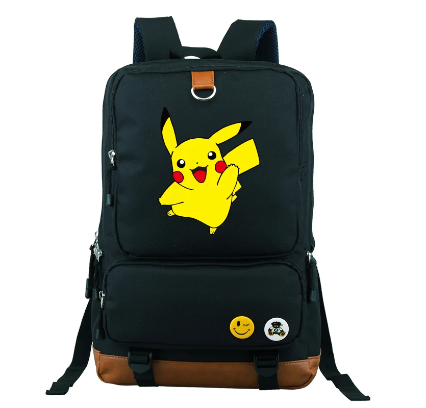 

Pokemon Go Kids School Book Children Backpacks Girl Bag Teenages Cartoon Nylon Shoulder Bag Boy Travel Bag Students School Bag