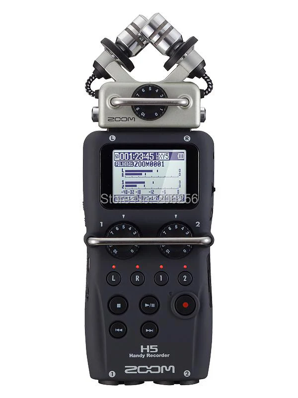 ZOOM H5 Four Track Portable Recorder professional 4 track recorder 2014 new upgraded version H4N
