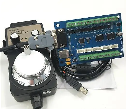 Carving machine CNC Motion Control Card 5-axis interface board MACH3 USB with handwheel | Обустройство дома
