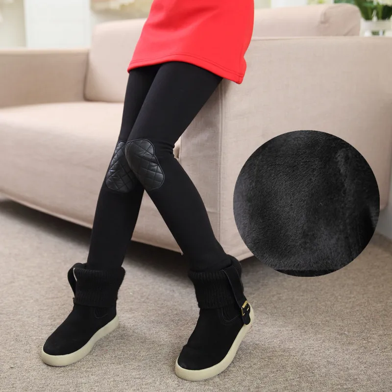 

Baby Girls Pants Leggings 2017 New Autumn Winter Fashion Cartoon Flower Print Thicken Leggings Children Pants Trousers 6lg033