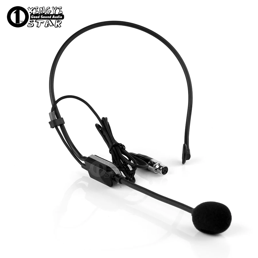 Professional Mini XLR 4 Pin TA4F Condenser Headset Microphone For Shure