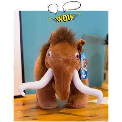 20 см мультфильм Плюшевый Мамонт игрушечные лошадки слон Аниме Мягкие животные мягкие детские куклы для малышей игрушка подарок на день