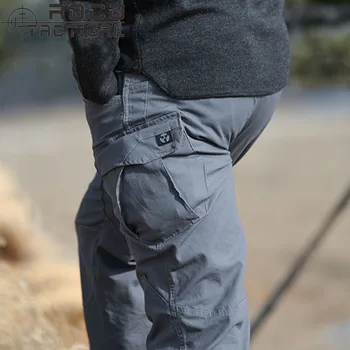 

ROCOTACTICAL Mens High Quality Multi-Pockets Tactical Pants Loose Military Cargo Pants Outdoor Camping Hiking Pants
