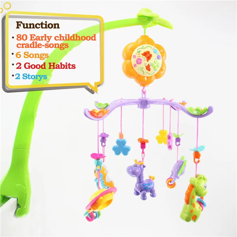 Для новорожденных Игрушки 6-24 мес. детские мобильные свет развивающие музыкальные игрушки для новорожденных малышей игрушки Brinquedos Para Bebe