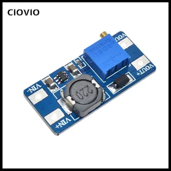 

MT3608 DC-DC Voltage Step Up Adjustable Boost Converter Power Supply Module 2A 2V~24V DC to maximum 28V DC Power Step-up Module