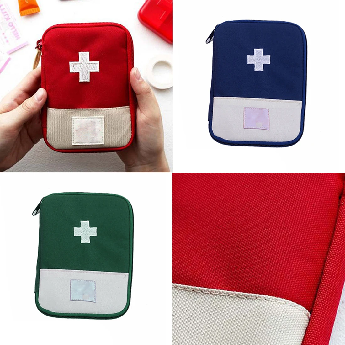 Practical Outdoor Home Survival Portable edc camping equipment First Aid Kit font b bag b font