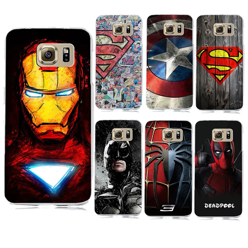 Marvel Superman Superhero Avengers Deadpool Case Cover for