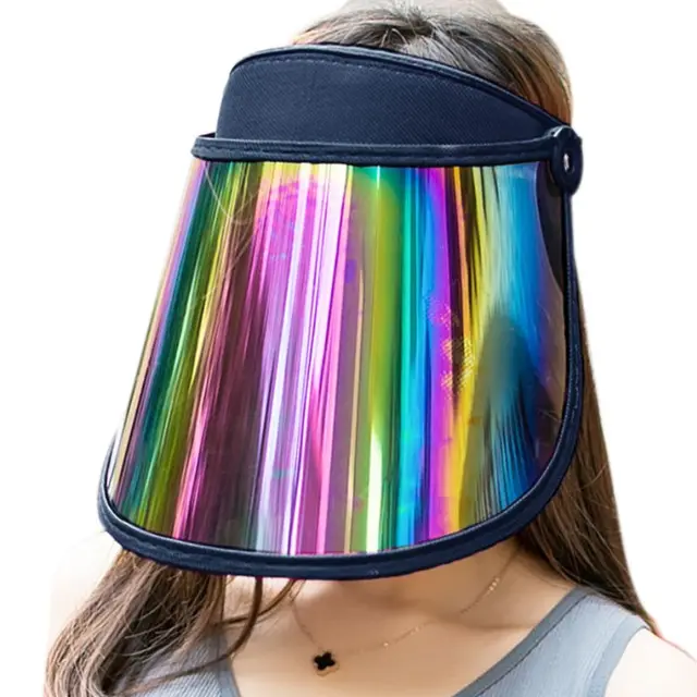 Holographic Rainbow Sun Visor Cap Queerks™