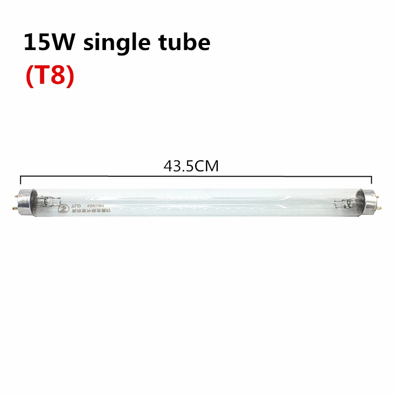 T5 T8 дезинфекционная ультрафиолетовая лампа 220 В кварцевые линейные лампы бактерицидные лампы для стерилизации 4 Вт 6 Вт 8 Вт 10 Вт 15 Вт УФ озоновая трубка - Мощность в ваттах: 15W Single Tube