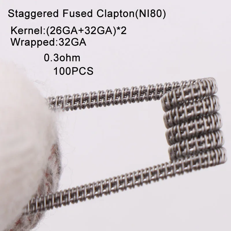 staggered fused clapton NI80 100