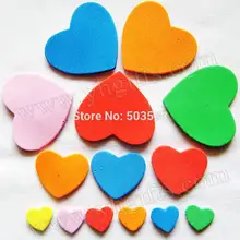 200 шт./Партия. наклейки сердечки смешанных размеров, детская игрушка. набор для скрапбукинга. Ранние образовательные DIY. дешево. детский сад