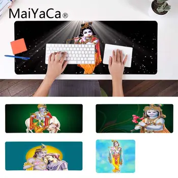

MaiYaCa Vintage Cool Bhagwaan Shree Krishna DIY Design Pattern Game mousepad Laptop Gaming Lockedge Mice Mousepad