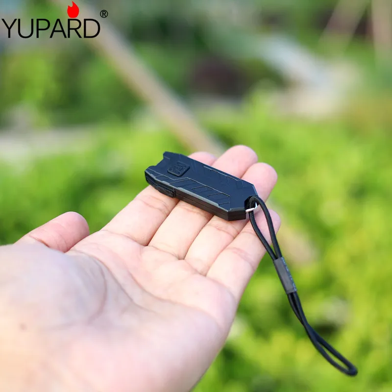 YUPARD 2 режима мини брелок USB Перезаряжаемый СВЕТОДИОДНЫЙ брелок фонарик лампа фонарик