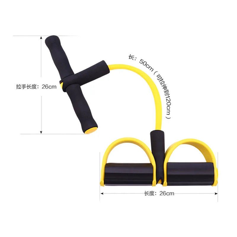 2 Эластичная лента Фитнес оборудования тянуть канаты Tic стопы Йога Фитнес латекс трубы тянуть веревку Многофункциональный Упражнение оборудования