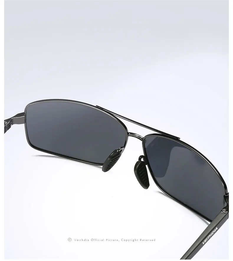 Бренд veithdia дизайнерские солнцезащитные очки Для мужчин поляризованная hd-линза Мужской солнцезащитные очки, аксессуары для очков Óculos
