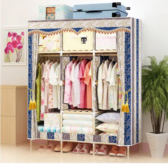 

wooden wardrobe closet length 130cm