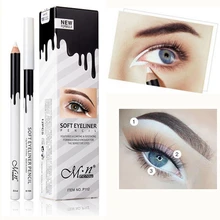 MENOW белый карандаш для подводки глаз Гладкий мягкий карандаш для подводки глаз макияж водонепроницаемый отбеливатель Easywear белая подводка для глаз женская косметика