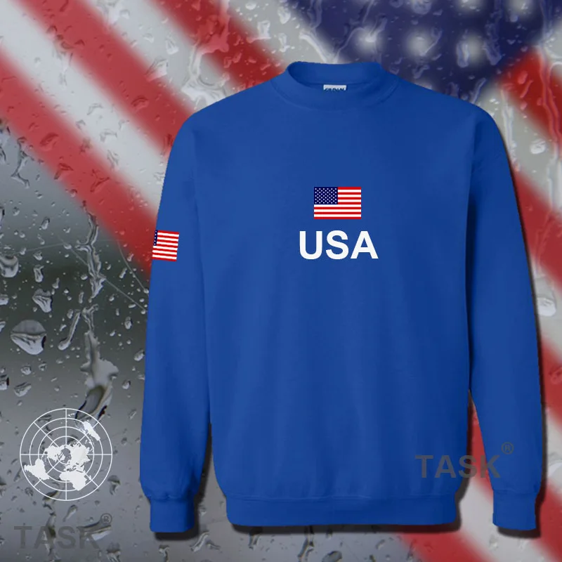 USA United States of America hoodies men sweatshirt sweat new hip hop