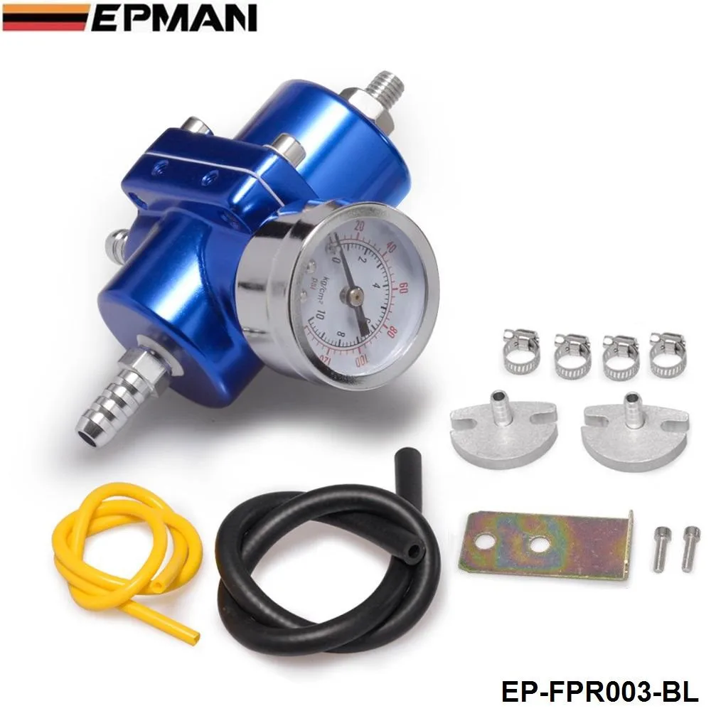 Jdm Универсальный 0-140 PSI Регулируемый регулятор давления топлива FPR/датчик для BMW E39 5 серии подтяжку лица 2000-2003 EP-FPR003