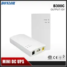 Мини Портативный ИБП 12V2_5A DC онлайн источник питания с литиевой батареей 7800 мАч Max7 часов время резервного копирования для оборудования видеонаблюдения и модема