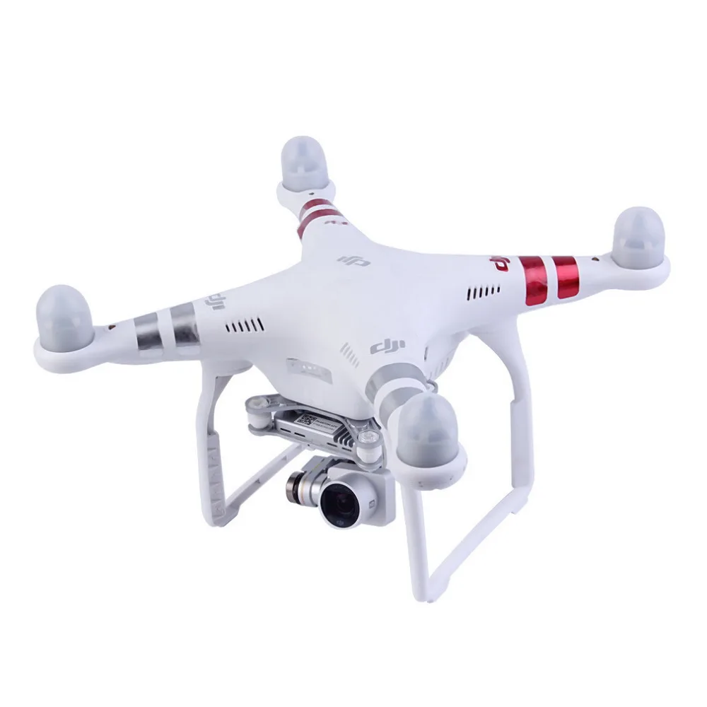 4 шт./лот, Защитная силиконовая крышка двигателя чехол для DJI Phantom 4/Phantom 3/Phantom 2(прозрачный, ударопрочный, мягкий