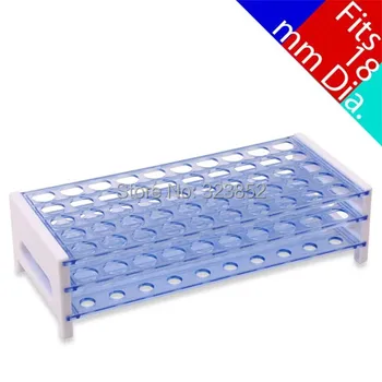 

Plastic Test Tube Rack for 17/18mm Tubes, Holds 40, Detachable - Single