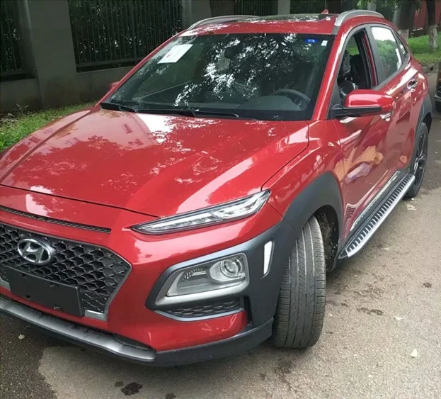 Алюминий Фирменная Новинка шаг в сторону подходит для hyundai Kona бег доска nerf бар педаль