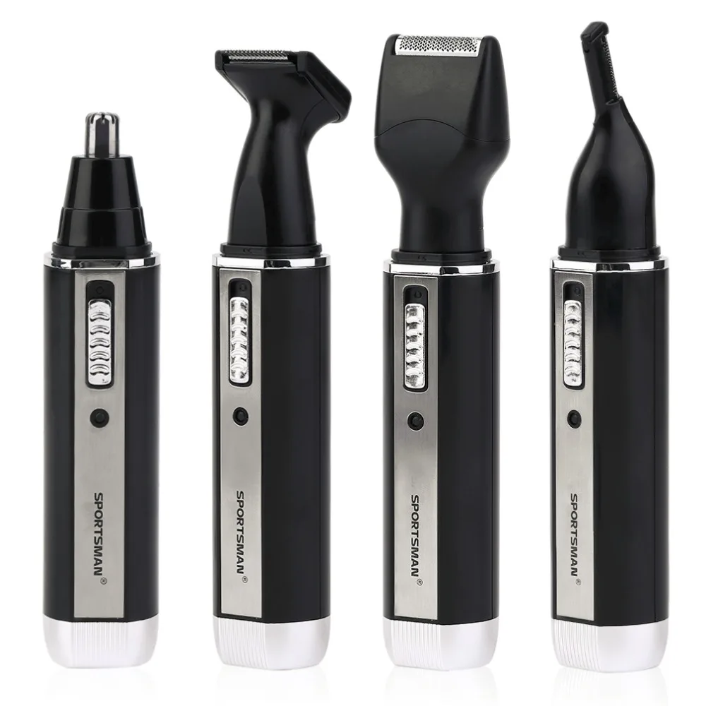 4 In 1 Personal Waterproof Rechargeable Electric Men Male Ear Nose Trimmer Hair Clipper Shaver Beard Trimmer Machine