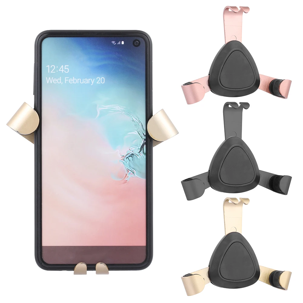 

Car Phone Holder For Phone In Car Air Vent Mount Stand Gravity Auto lock Car Air Vent Phone Holder Mount Cradle Stand