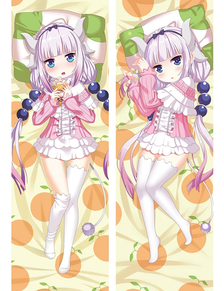 Обновление апреля аниме Miss Kobayashi's Dragon Maid Dakimakura Tohru &amp Kanna Kamui Elma наволочка для