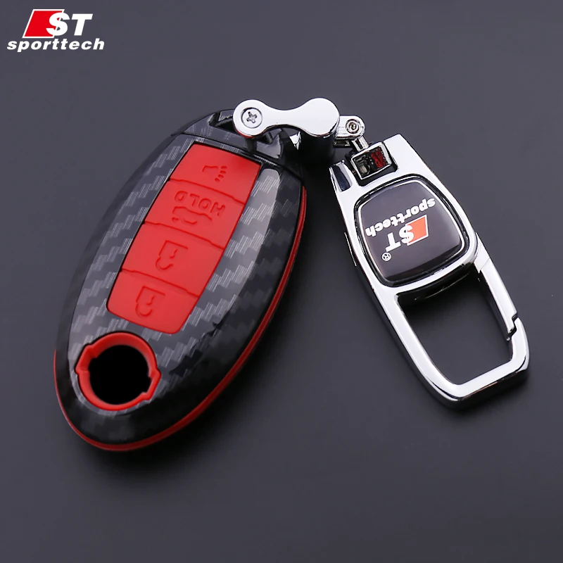 

Car Styling Keychain For Nissan GENISS/SYLPHY/TIIDA/TEANA/MURANO/ LIVINA/Bulebird/MAXIMA Key Ring Key Case Cover Holder Parts2